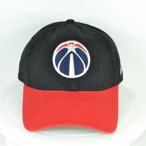 Washington Wizards Logo NBA New Era 9Twenty Cotton Adjustable Hat Cap Black H029
